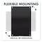 Quartet Infinity Black Glass Magnetic Marker Board, 96 x 48 G9648B - alternate 5